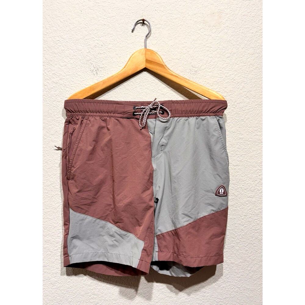 Bearded Goat Men's Rover Hybrid Shorts Outdoor Shorts Small Colorblock